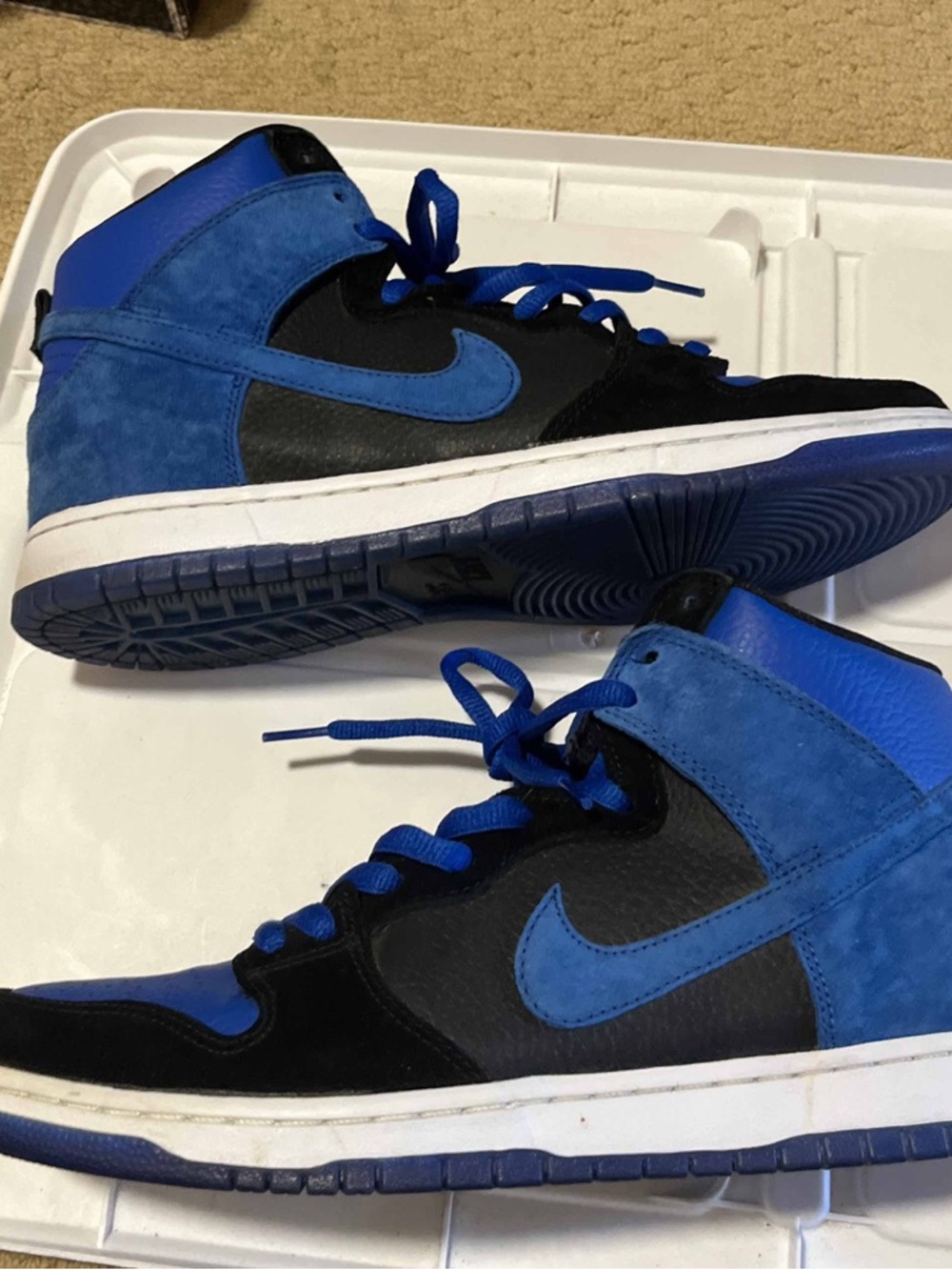 Nike SB Dunk High Jpack Royal Blue Pro Mens 11 Suede Game Royal Black 305050-018